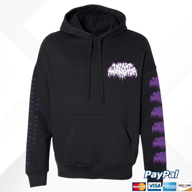 Official Merch Bar Store Infant Annihilator TEGG Premium Sponge Pullover Sweatshirt Black MerchBar Shop Official Merch Bar Store Infant Annihilator TEGG Premium Sponge Hoodie Black MerchBar Shop