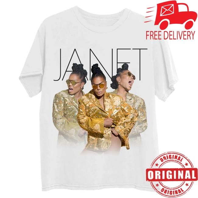 Janet Jackson Official Store White Triple Janet Tee