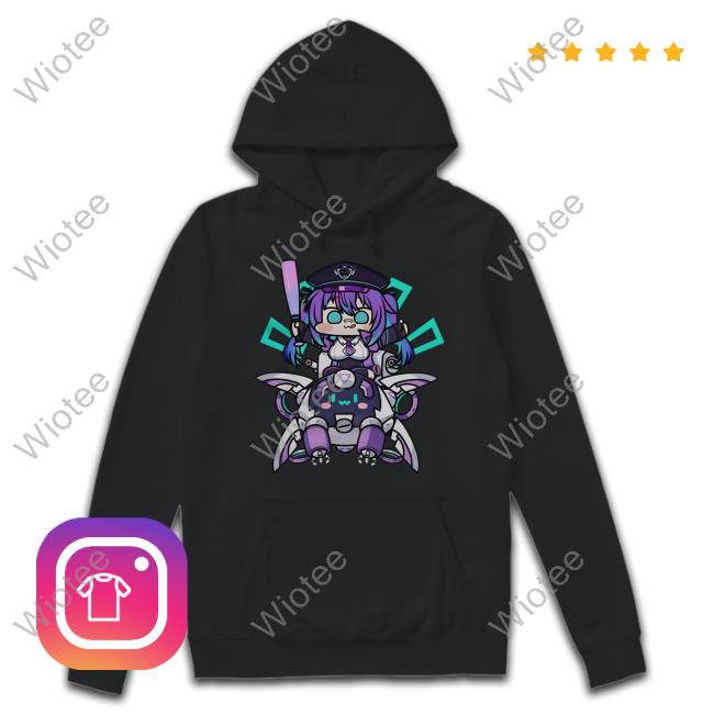 Official Vshojo Merch Projektmelody Lewd Cadet Chibi Friendship Shirt