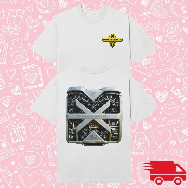 Official Monstermax Merch Store Engine Black Hood Official Monstermax Merch Store Engine Black Tshirt