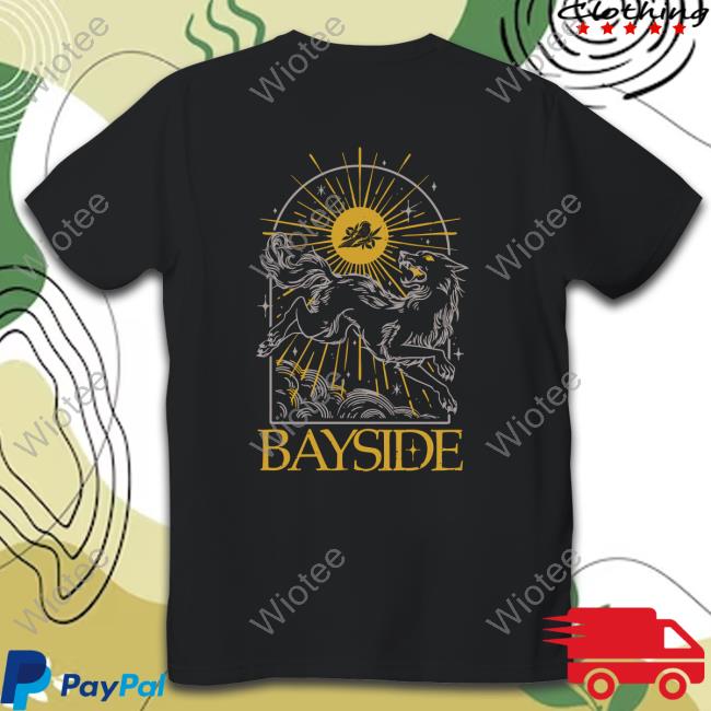 Official Bayside Merch Store | Wolf Black Hot Hoodie Bayside Clothing Shop Official Bayside Merch Store | Wolf Black Tshirt Bayside Clothing Shop