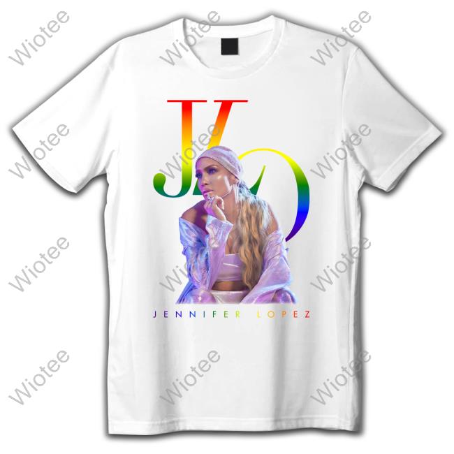 Jennifer Lopez Store JLO Rainbow Logo TShirt