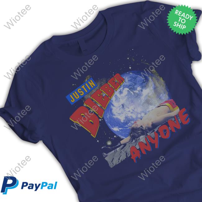 Official Justin Bieber Music Store Justin Bieber Anyone Space Sweatshirt Justin Bieber Music Store Justin Bieber Anyone Space Sweatshirt