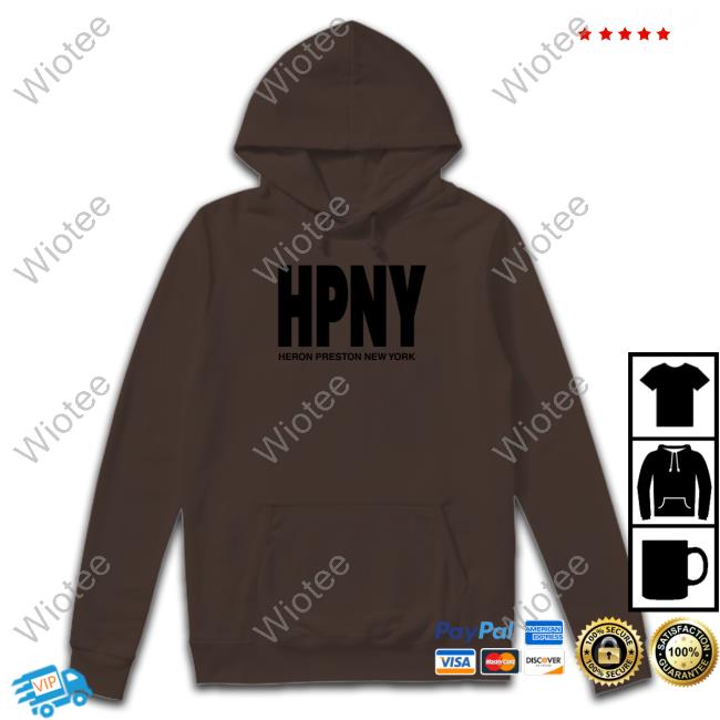 Official HPNY Heron Preston New York Long Sleeve Tee HPNY Heron Preston New York TShirts