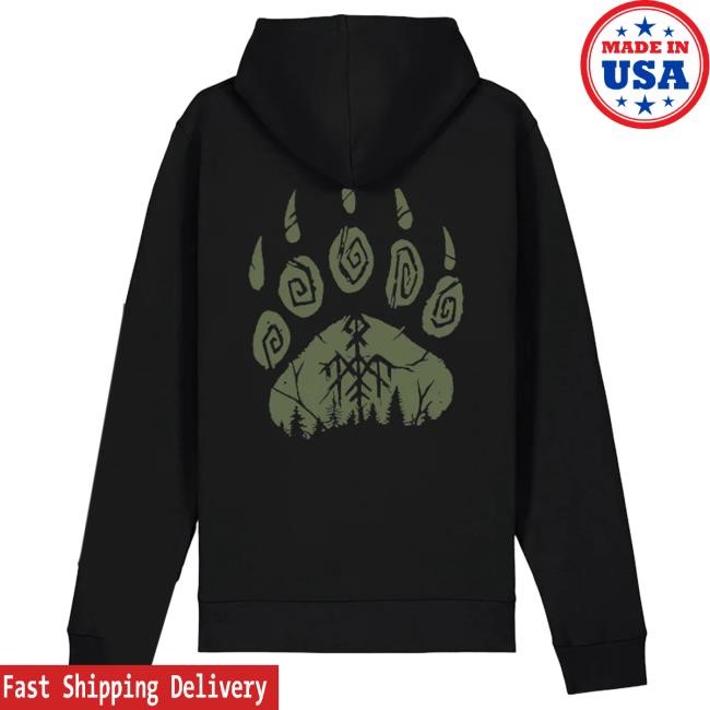 Official Indie Merch Store Wardruna "Bear Paw" Hood IndieMerchStore
