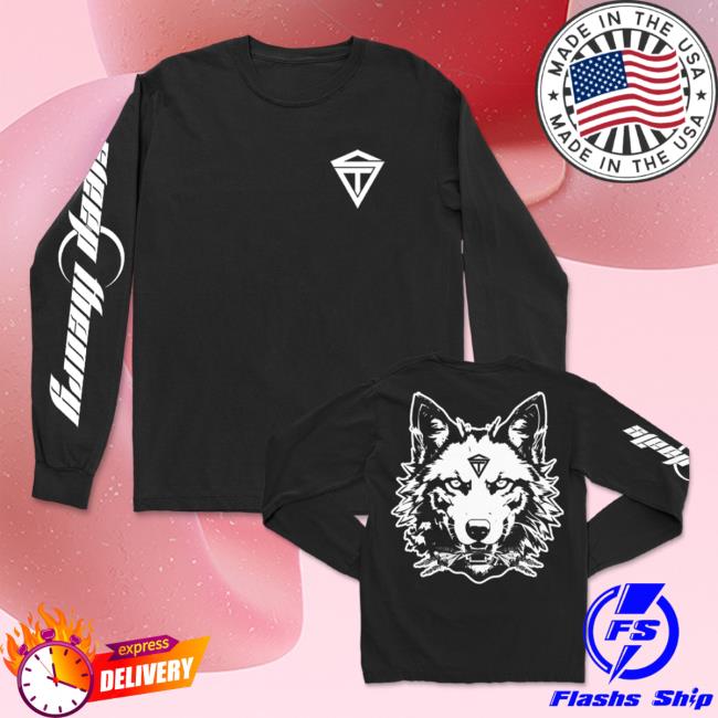 Official Sleep Theory Merch Store Shop Wolf Popover Shirt (Black) SleepTheory