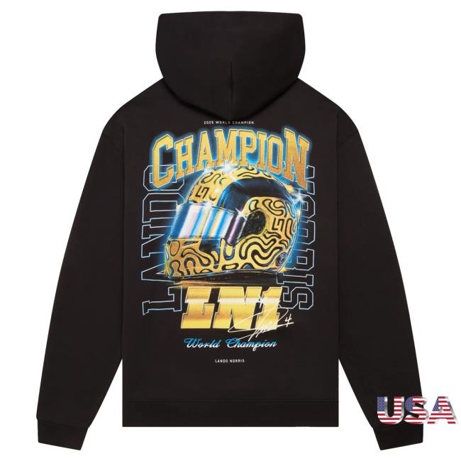 Official Lando Norris Merch Store Shop Lando Norris Champion Core Pullover Hoodie
