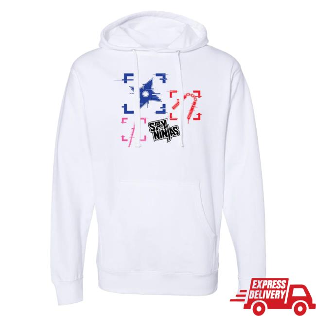 Official Spy Ninja Merch Spy Ninjas Icons - Scatter Midweight Pull Over Hoodie