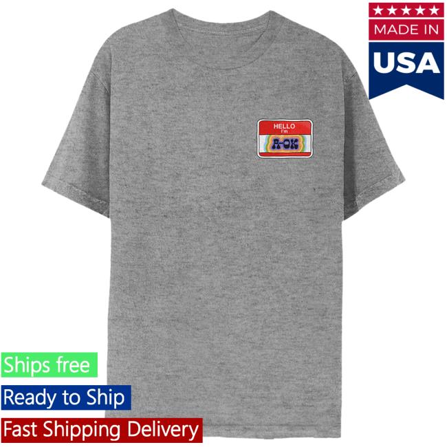 Official Ajr Merch Nametag Shirt