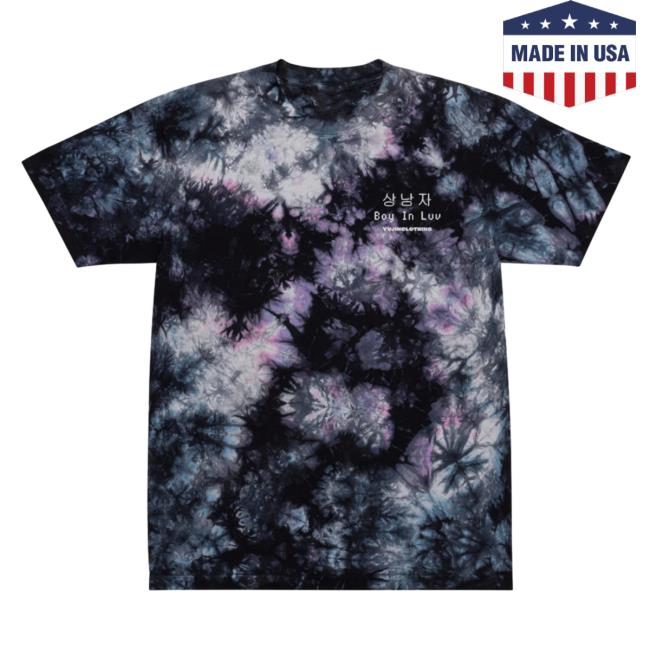 Yujin Clothing Boy In Love Tie Dye Hot Shirt Milky Way Tie-Dye
