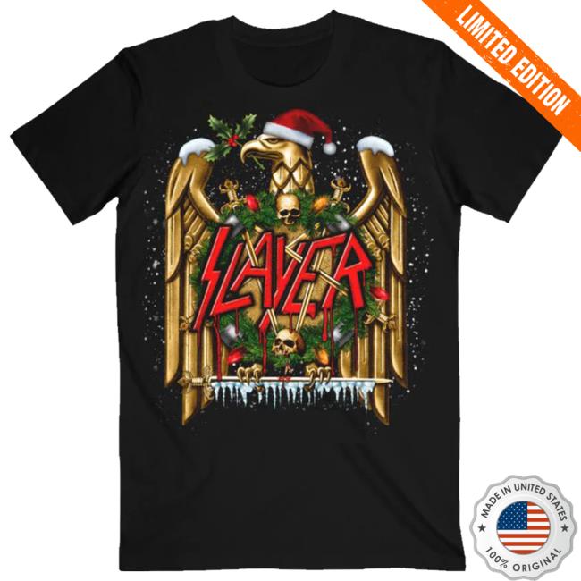 Official Slayer Merch Store Holiday Eagle New Shirt