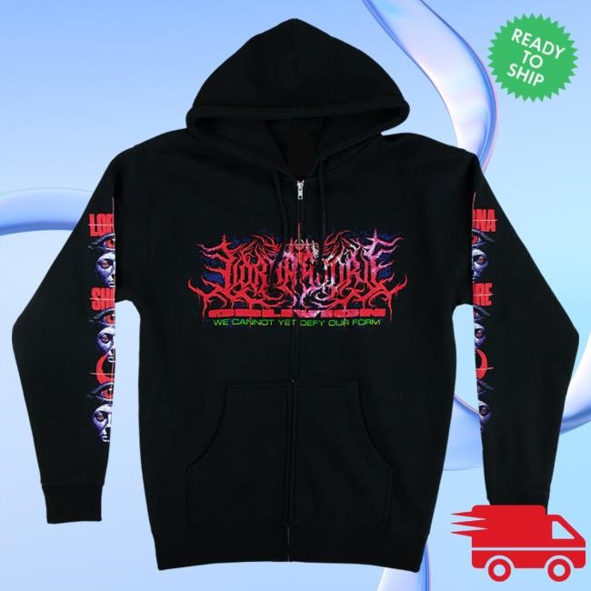 Lorna Shore Space Zip Hooded Sweatshirt Lorna Shore Official Merch Store Lorna Shore Space Zip Hoody Lorna Shore Official Merch Store