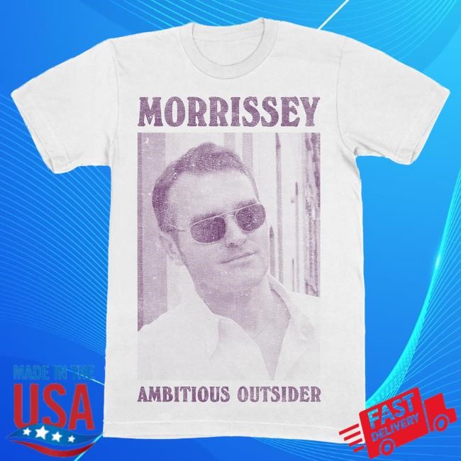 Mporium Ambitious Outsider New Shirt White Official Morrissey Merch Store Shop Mporium Ambitious Outsider Tees White Official Morrissey Merch Store Shop