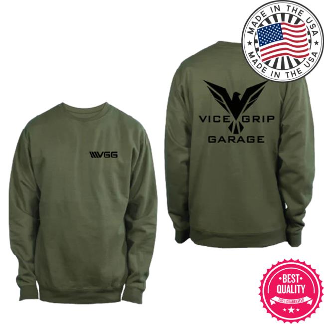 Official Vice Grip Garage Vgg Merch Army Green Hoodies Official Vice Grip Garage Vgg Merch Army Green Popover Sweatshirt