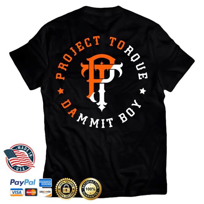 Official Freddylsx Project Torque All Around Pt Dammit Boy/Orange T Shirt Fernando Martinez
