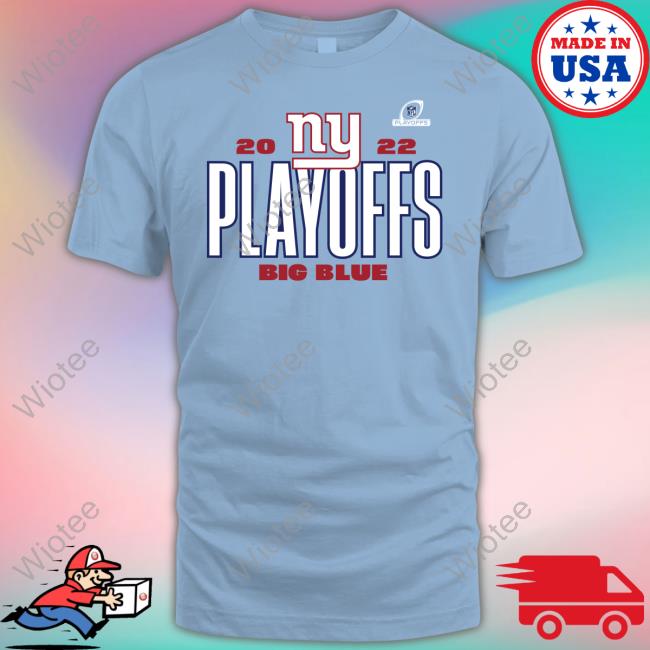 New York Giants Playoffs 2022 Big Blue Shirt Official New York Giants Shop New York Giants Playoffs 2022 Big Blue Shirt