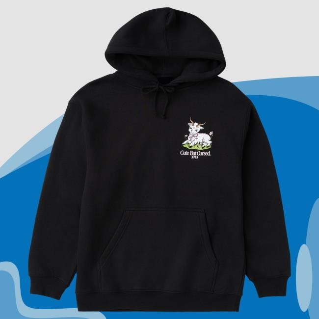 Official Sam And Colby Merch Store Cute But Cursed Oct'25 Hoodies Black Xplr Shop Official Sam And Colby Merch Store Cute But Cursed Oct'25 Hooded Sweatshirt Black Xplr Shop