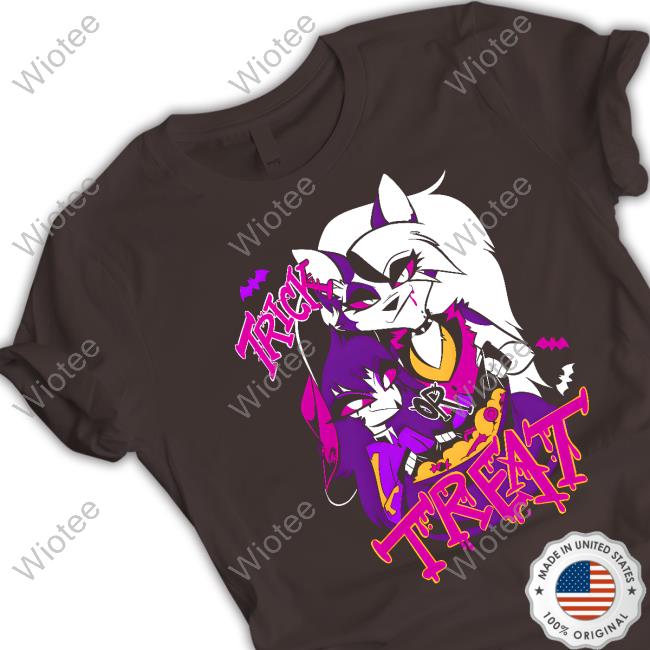 Loona + Octavia TRICK OR TREAT T-Shirt Hazbin Hotel Merch Loona + Octavia TRICK OR TREAT Shirts