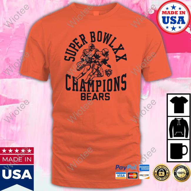 Official Homage Bears Super Bowl Xx Champions T Shirts Official Bears Super Bowl Xx Champions Shirt