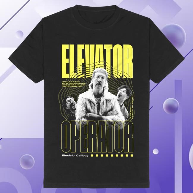 Official Electric Callboy Merch Electric Callboy Elevator Operator New Shirt