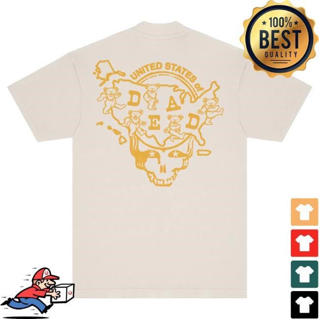Grateful Dead New Hampshire United States of Dead Shirt | Grateful Dead Merch Store Official Grateful Dead New Hampshire United States of Dead Tee | Grateful Dead Merch Store Official