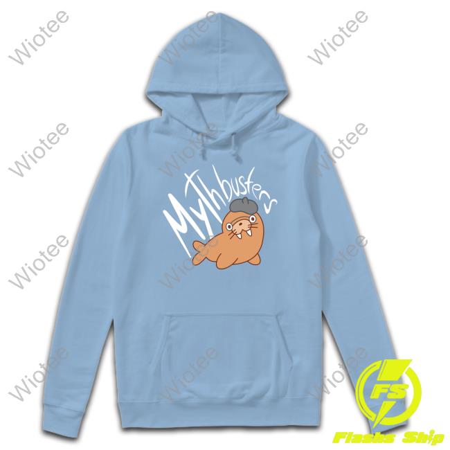 Real Busted Merch Mythbusters Kawaii Walrus Hoodie