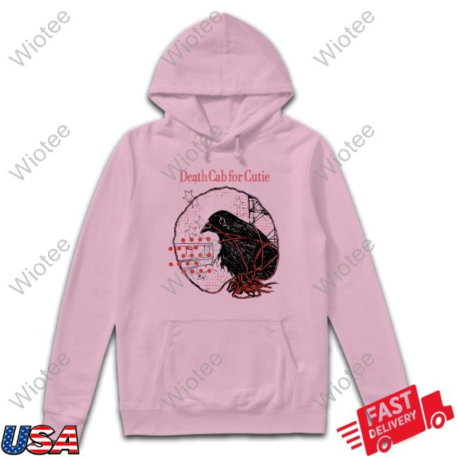Official Death Cab For Cutie Transatlanticism Crow T Shirt Official Death Cab For Cutie T Shirt