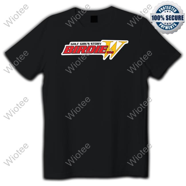 Tex Merquise Golf Girl Wing Black Tee Shirt Golf Girl's Story Birdie Wing