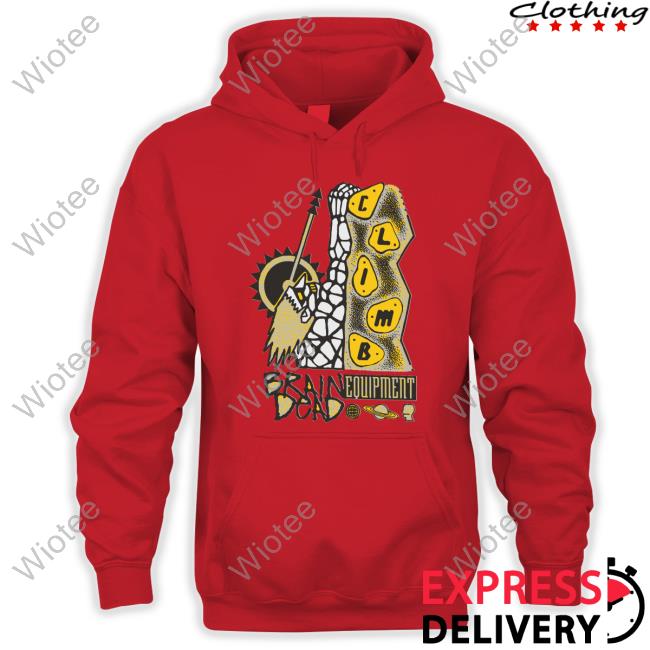 Brain Dead Climb Equipment Shirt Biomechanic Bouldering Long Sleeve T Shirt
