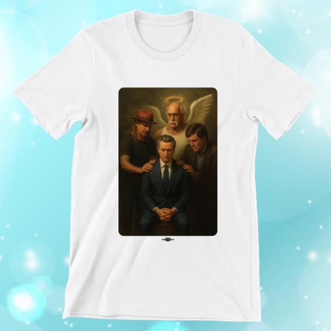 Official Gavin Newsom Merch The Chosen One Hot Shirt (Unisex White Tee)