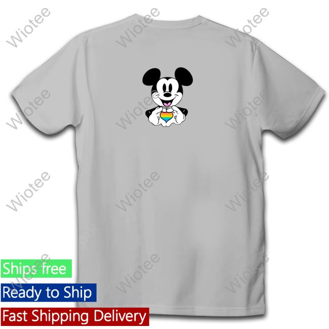 Taehyung Mickey Mouse Pullover Hoodie Taehyung Mickey Mouse Pullover Long Sleeve T-Shirt Disney Pride Collection