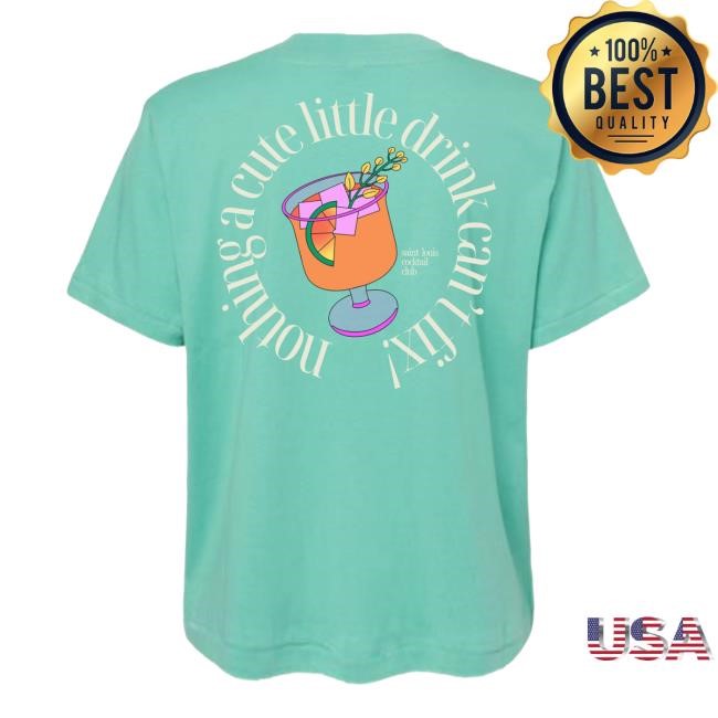 Arch Appareal Shop Merch Nothing A Cute Little Drink Can't Fix Boxy Shirt 2024 Arch Appareal Shop Merch Nothing A Cute Little Drink Can't Fix Boxy Shirt 2024