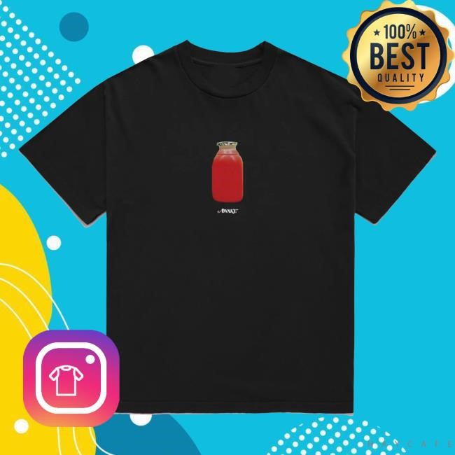 Official Awake NY Clothing Shop Merch Quarter Water Black Tee Shirt