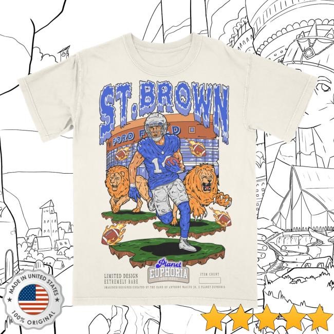 Official Planet Euphoria Amon-Ra St. Brown Shirts #/500