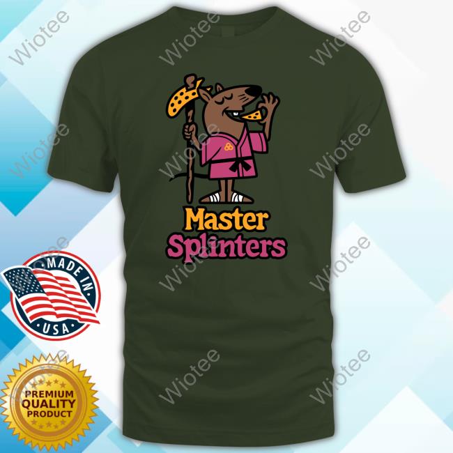 Master Splinters Pizza T Shirt Master Splinters Pizza T Shirt