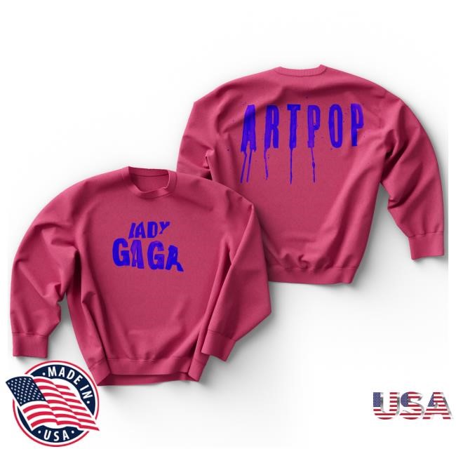 ARTPOP Drip Pullover Sweatshirt Lady Gaga Merch Shop