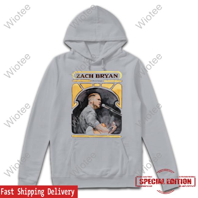 Zach Bryan Onstage Tee Shirt Onstage Short Sleeve Tee