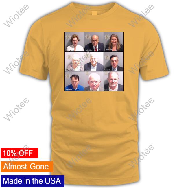 Official Trump Lackey Mugshot T Shirt Fulton County Jail Sidney Powell Rudy Giuliani Jenna Ellis Official Trump Lackey Mugshot Tee Shirt Fulton County Jail