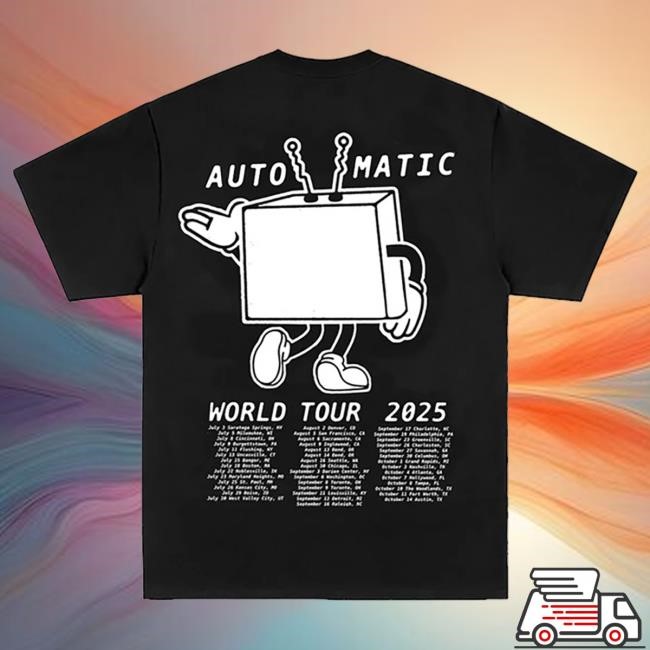 Official Lumineers Automatic Tour Shirt Official Lumineers Automatic Tour Tee