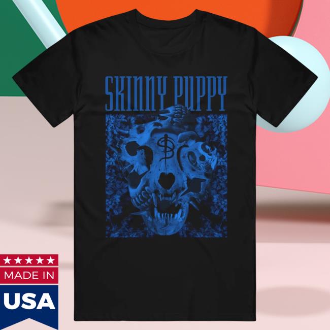 Official Skinny Puppy Merch Bouquet Black T-Shirt Official Skinny Puppy Merch Bouquet Black Attractive Shirt