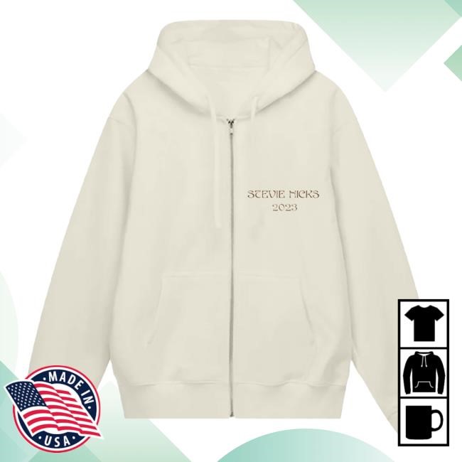 Stevie Nicks Official Merch Store | Stevie Nicks Tour 2023 Zip Huppari Stevie Nicks Clothing Shop Stevienicks