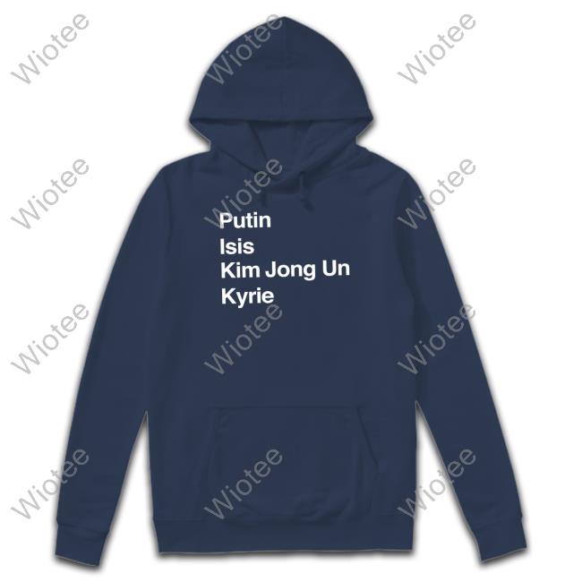 Barstool Sports Putin Isis Kim Jong Un Kyrie Long Sleeved T Shirt Ahmed/The Ears/IG BigBizTheGod Putin Isis Kim Jong Un Kyrie Shirt