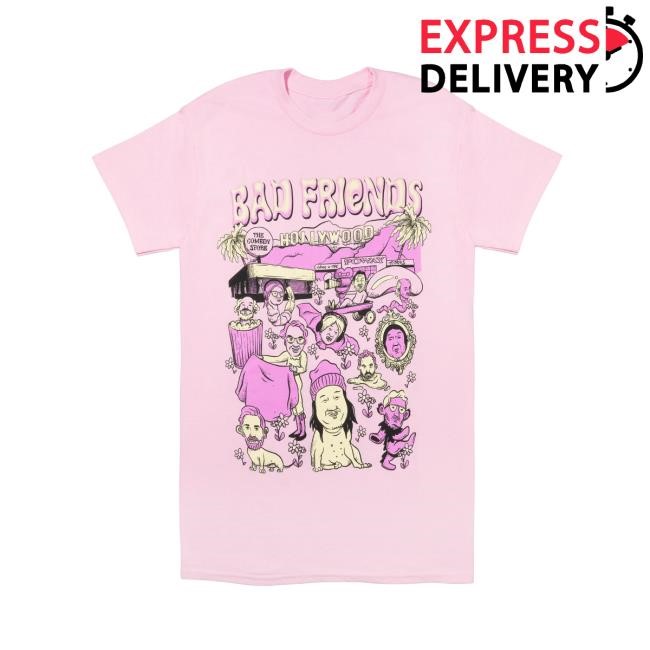 Bad Friends World T Shirt Bad Friends Podcast Bad Friends World Tee Shirt Bad Friends Podcast