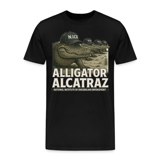 Official Alcatraz Gator Enforcement Premium New Tee - Clown World Store