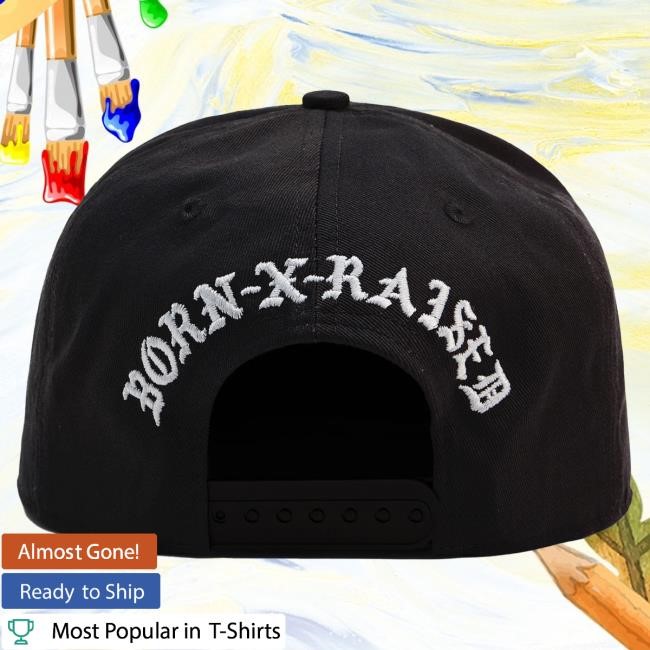 Official Born X Raised Merch Store Shop Gorf One Snapback Cap: Black BornxRaised Official Born X Raised Merch Store Shop Gorf One Snapback Hat: Black BornxRaised
