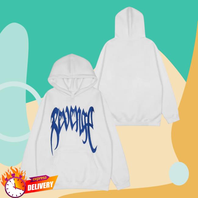 Official Revenge XXXTentacion Apparel Clothing Store Shop Revenge Blue Pullover Sweatshirt XXX Tentacion Merch