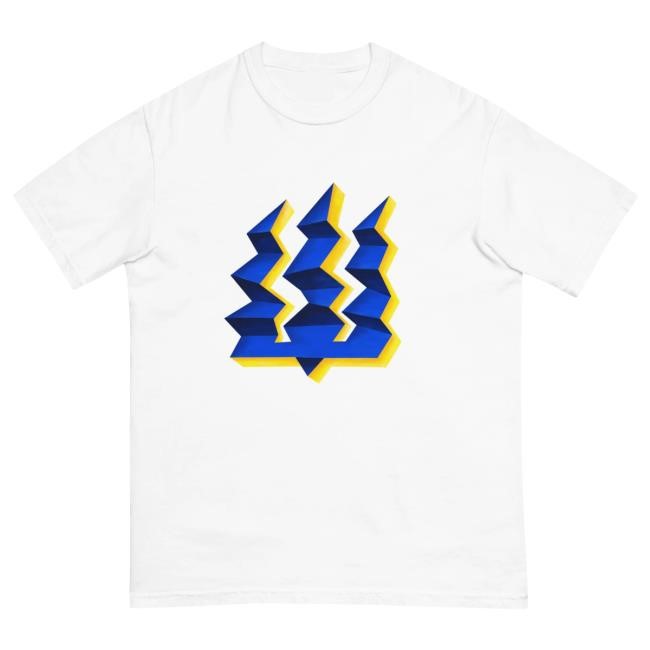 Official The Kyiv Independent Tryzub Long Sleeve Tee Shirt