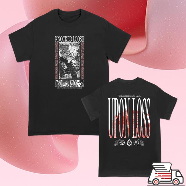 Knocked Loose Atop Your Throne Tee Shirt Official Knocked Loose Atop Your Throne Tee