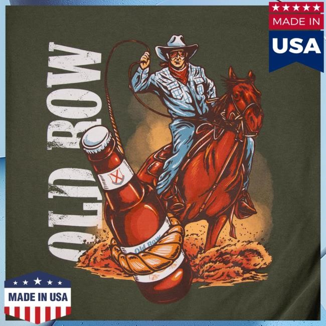 Official Old Row Clothing Store Old Row The Beer Lasso Pocket Hot Shirt
