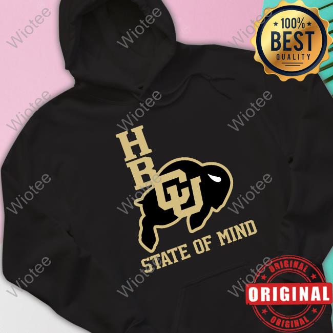 Colorado Buffalos HBCU State Of Mind T Shirt Official Colorado Buffalos HBCU State Of Mind Tee